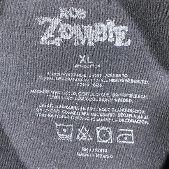 Rob Zombie Throne Graphic Band T-Shirt Black XL - Picture 4 of 6